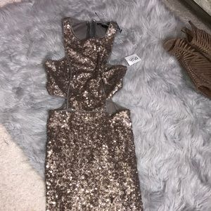 Express sequence dress